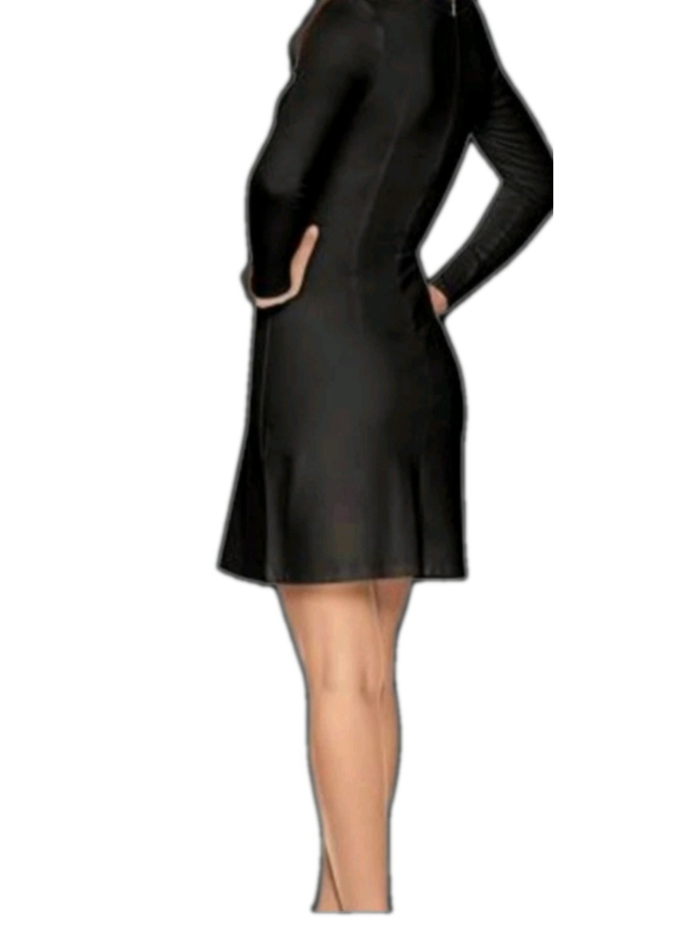 Venus Plunging Neckline Embellished Spring Wedding Guest Dress Wmns 8 Black - Picture 2 of 11